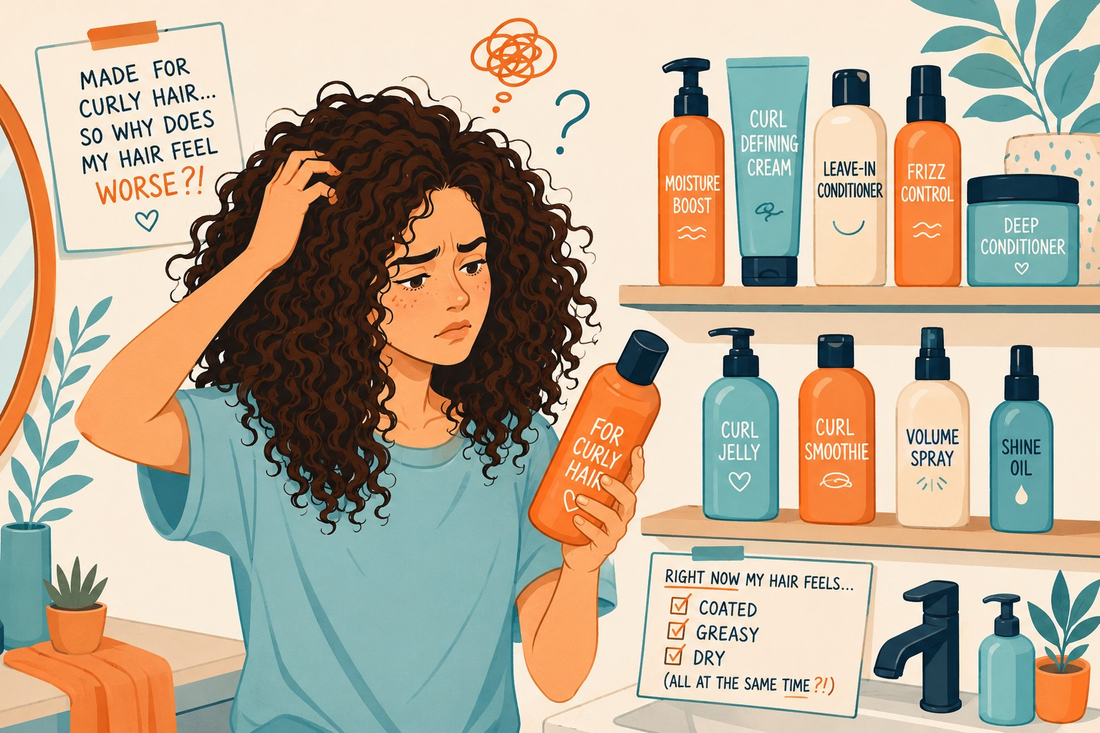 Why Does My Hair Feel Worse After Using Curly Hair Products?